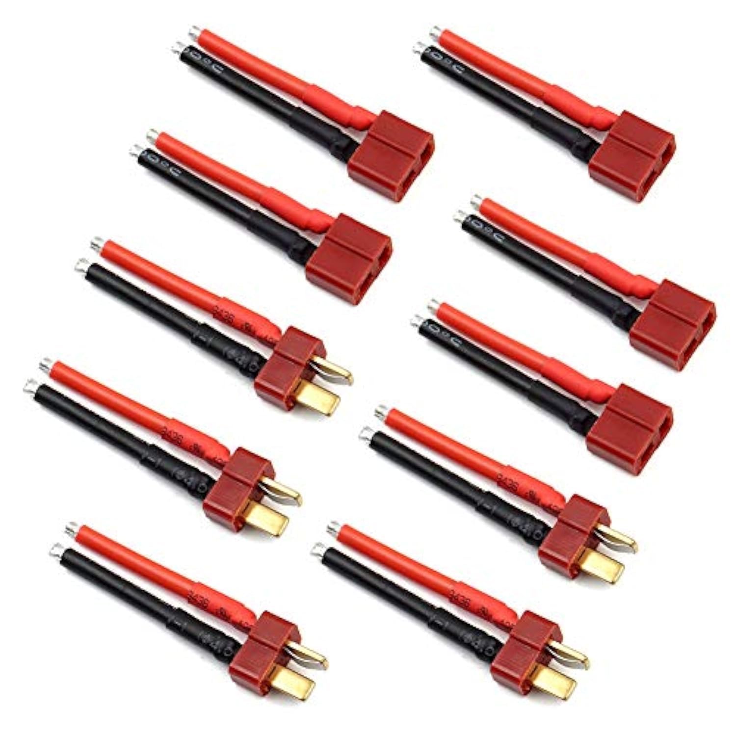 トップス doublet WISM CHARGE-T PLUG FUNCTION Amazon.com: 5 Pairs T Plug Connector Female and Male Deans